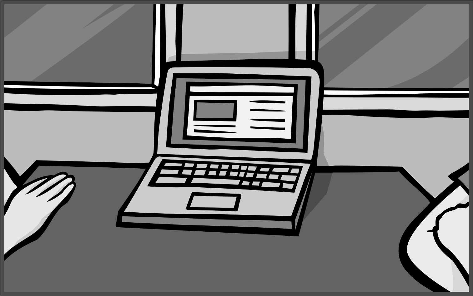 Illustration of a computer